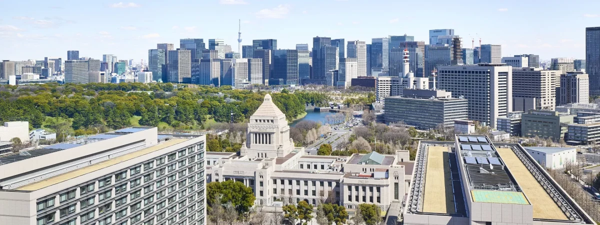 東京を一望するゆとりの客室