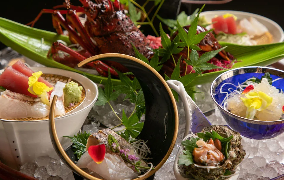 知多の海と山の幸を味わう、会席料理