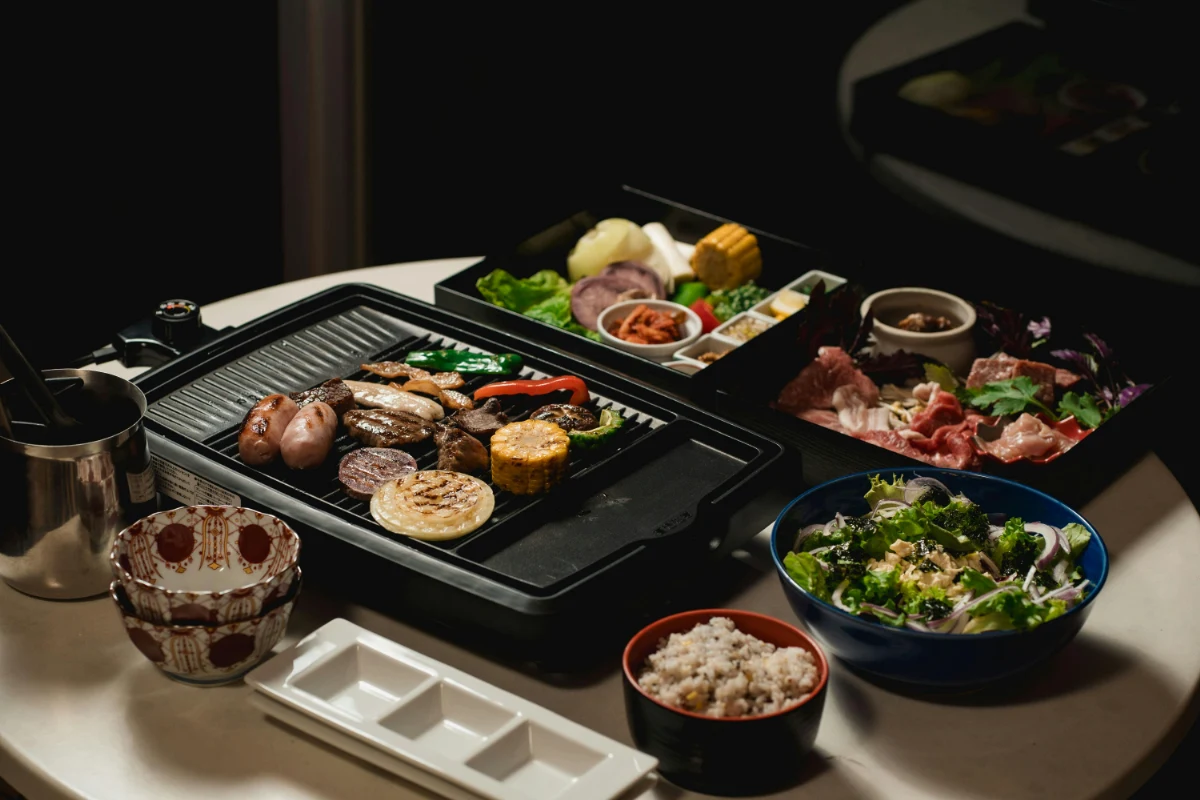 夕食一例／石垣牛焼肉